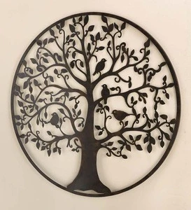Indoor and outdoor laser cut wall decor art with customized design