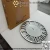 Import indoor decor mirror wall clock from China