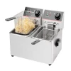 Industrial commercial countertop chips chicken electric deep fryer for snake food equipment