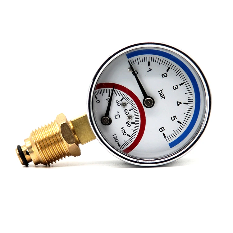Industrial Usage Brass Temperature Gauge Water Temperature Gauge