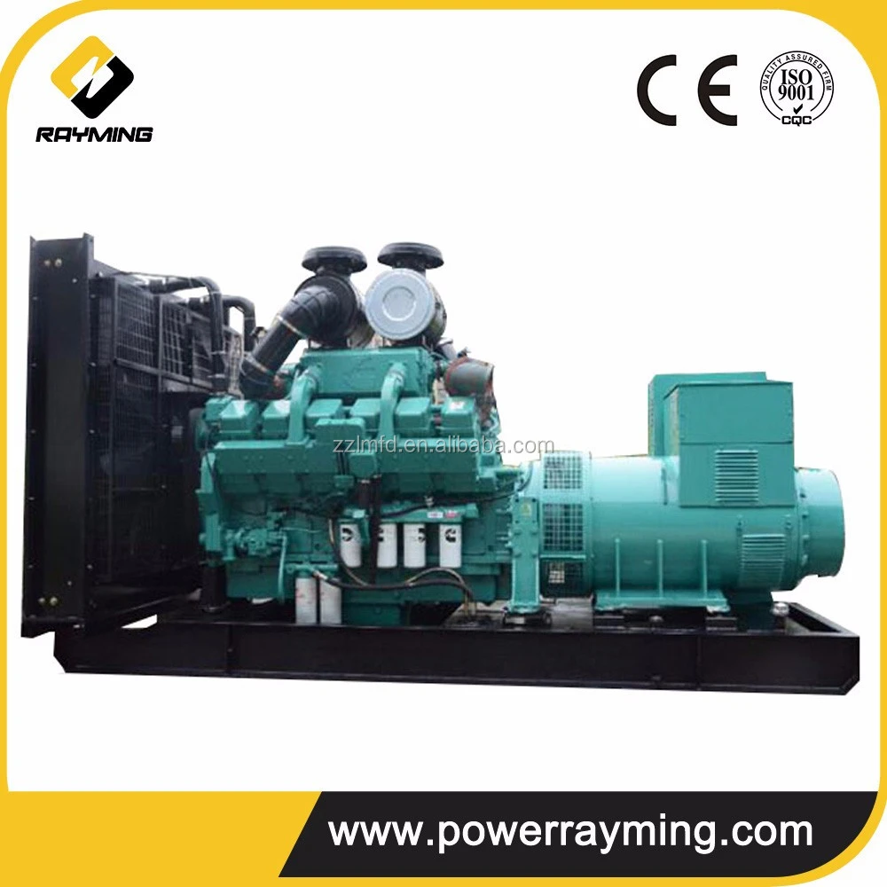 Industrial used 1000kva generator diesel powered by cummins kta38 engine