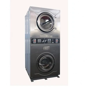 Industrial washing machine and dryer for laundromat coin dryer