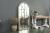 Import INNOVA HOME farmhouse garden country style decorative shabby chic hanging large framed floor mirror wood arch window wall mirror from China
