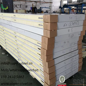 Insulated Used Cold Room Panel Price / Pu Wall Panel / Puf / Polyurethane Foam Sandwich Panel For Roofing&amp;wall From Shandong