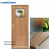 Interior Chipboard Core plywood Wooden Flush Glass Door