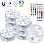 Ip68 Waterproof Magnetic Underwater Remote Control 13 Led Swimming Pool Light