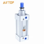 ISO 6431 SI Series Aluminum Standard Adjustable Stroke Double Acting Pneumatic Air Cylinder