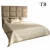 Import Italian bedroom furniture modern luxury design bed big size headboard full nubuck leather bed from China