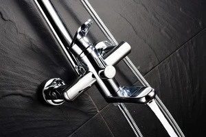 J-MT0810 italian high end wall mounted modern big rain shower brass ceramics cartridge shower mixer shower faucet