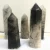 Import JIEJING High Quality Natural Crystal Black Tourmaline Quartz Point Healing Stone Obelisk Wand Healing Stone DIY Gift 1 Piece from China