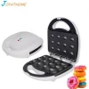 Joyathome 4 in 1 Breakfast Electric Automatic Donut Maker Small Waffle Maker Machine Home Nutrient Nut Cake Bread Toaster