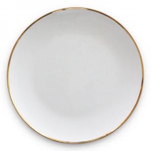 JOYLONG hot selling dinnerware sets porcelain dinner sets ceramic plates bone china dinnerware sets gold rim plate