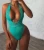 Import JT3904  Hot Sale New Product Beach Halter Monokini One Piece Swimsuit from China
