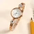 Import JW 6112 Silver Gold Stainless Steel Chain Strap Ladies Watch Analog Quartz New Cheap Customise Oem Watch from China