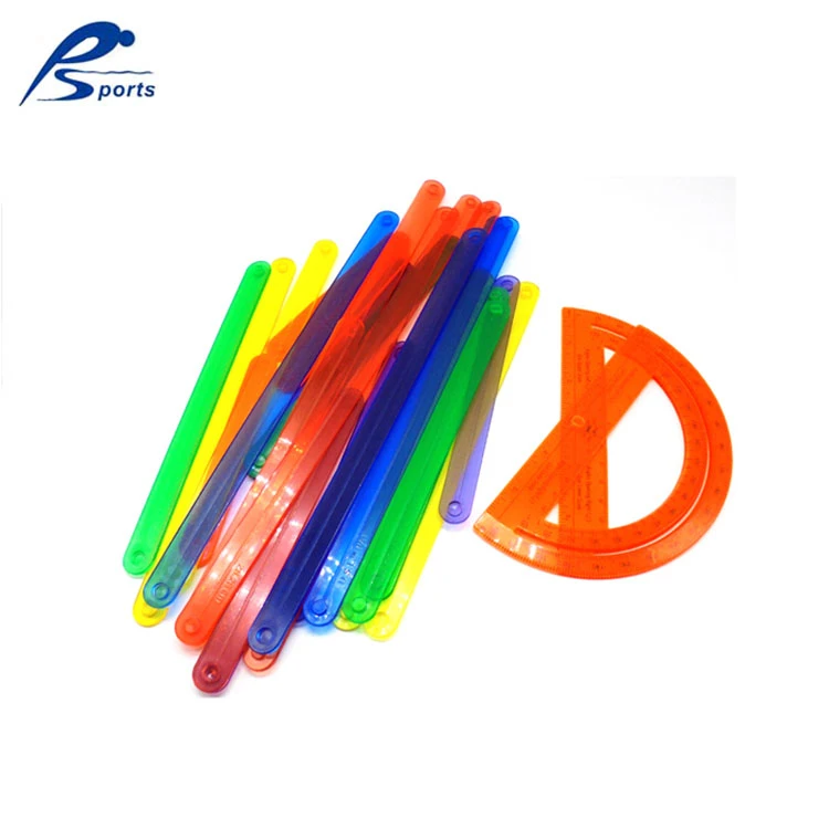 Kids Educational toy 24PCS Large Geo sticks with Protractor funny learning resources toy teaching aids