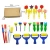 Import Kids Fun Learning Paint Set 29 Pcs Washable Sponge Drawing Roller Brushes NEW from China