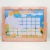 Import kids portable beech wood magic calendar board 2 sided wholesale folding wooden educational magnetic drawing games board toys from China