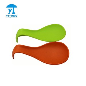 Kitchen Silicone Spoon Rest / Spoon Holder 100% Food Grade Silicone - Non-Stick, Heat Resistant, Microwave &amp; Dishwasher-Safe