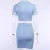 Import Knitting Ribbed Fashion Women Two Piece Sets Short Sleeve Casual Bodycon Outfits Button Crop Top And Skirt Set from China