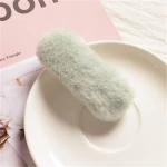 Korean version of the new plush hairpin cute plush soft sister is Harajuku little fairy style BB clip hair clip jewelry