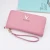 Import Korean wallet and lady&#x27;s handbag long zipper wallet new lichee pattern women&#x27;s banknote clip manufacturers direct sales from China