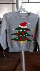 (KS016) Hot ugly childrens knitting patterns christmas sweater