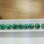 Lab Grown loose moissanite diamond Best selling products dark green moissanite gemstone price