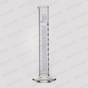 Lab supplies high quality 3.3 boro material different types lab measuring cylinder