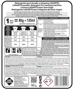 Lagarto Bag Powder Detergent 10 Kg