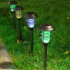 Landscape / Pathway Lights Stainless Steel-10 Pack Outdoor LED Solar Garden Light