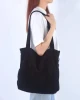 Large Capacity Portable Shoulder Shopping Canvas Corduroy Tote Bag With Custom Printed Logo
