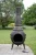 Import Large Cast Iron outdoor Chiminea with a weave pattern from China