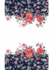 Latest design wholesale Water Dissolving Satin Embroidery Curtain with Valance