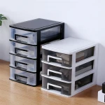 Layers Cosmetics Storage Box Transparent Desktop Drawer Storage Box Home Office Table Storage Box Makeup Organizer