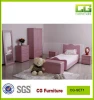 Leather bed ,cabinet ,mirror, Bed end stool,modern pink bedroom furniture