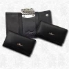 Leather Black Car Key Cover Wallets/ Leather Key Holder
