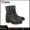Leather Outdoor Motorcycle Running Touring Trainers Chopper Boots Racing Motorbike Shoes CE Approved Protector