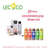 Leco 50 Times Concentrated Honey Peach Juice Beverage Syrup ice shaver syrup