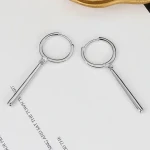 Lerca Hot Selling Women Ladies Fashionable 925 Sterling Silver Earrings Hoop Earrings for Gift
