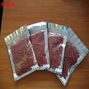 Let you save Chinese organic dried fruits factory originally supplies hot sale 380 pieces organic berry goji