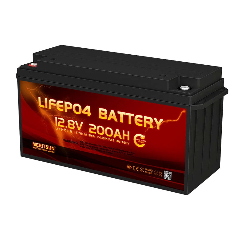 Lifepo4 12v 200ah Lithium Ion Battery Cart Lithium Iron Phosphate Battery &gt;4000 Cycles