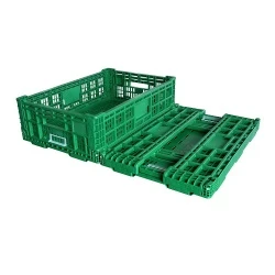 Linkind Plastic Vegetable Box Crates Collapsible Basket Folding Storage Box Crate LK604020W