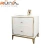 Import Living room furniture cheap gold plated nightstand side table with drawers from China