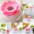 Import Lotus Cotton Swab Holder Box Case Storage Organizer Jar with Clear Lid Dustproof Cover from China
