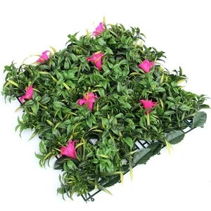 Lotus-Pink Artificial Plant Hanging Wall for Outdoor Decorative
