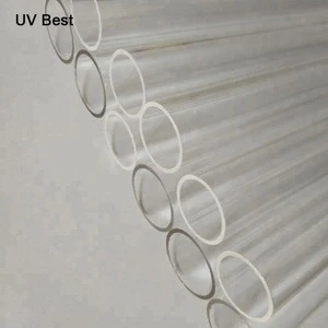 Low price 25mm Quartz tube Test Glass Tubes For Uv Lamp Sale