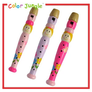 Low price types wooden flutes, hot sale happy flute