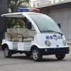 Low Speed 4 Seats Electric Security Patrol Car With Fiber Glass Body