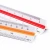 Import LULAND 30cm Architect Engineers Rule best Triangular Aluminium Tri Scale Metal Ruler from China