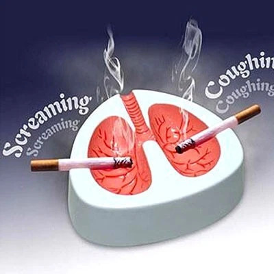 Lung Shape Help to Stop Smoking AshtrayNew Style High-end Creative Smokeless Melamine